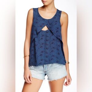 Free People Crinkle Look Through Top